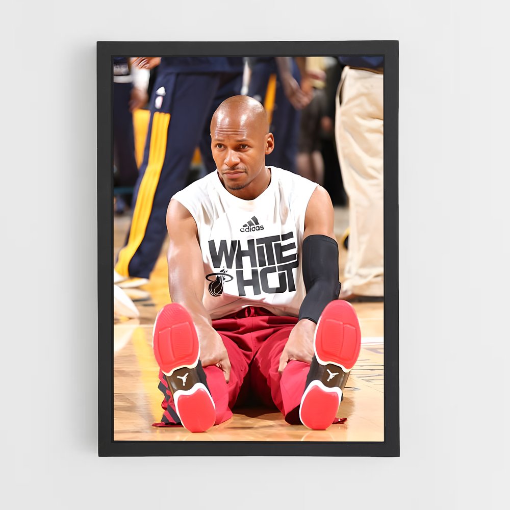 Poster Ray allen relevés – affiche Basketball (vue 2)